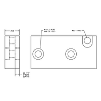 56-100-1 MODULAR SOLUTIONS DOOR PART DOOR CHAIN FRONT CLAMP KIT - ANSI 40